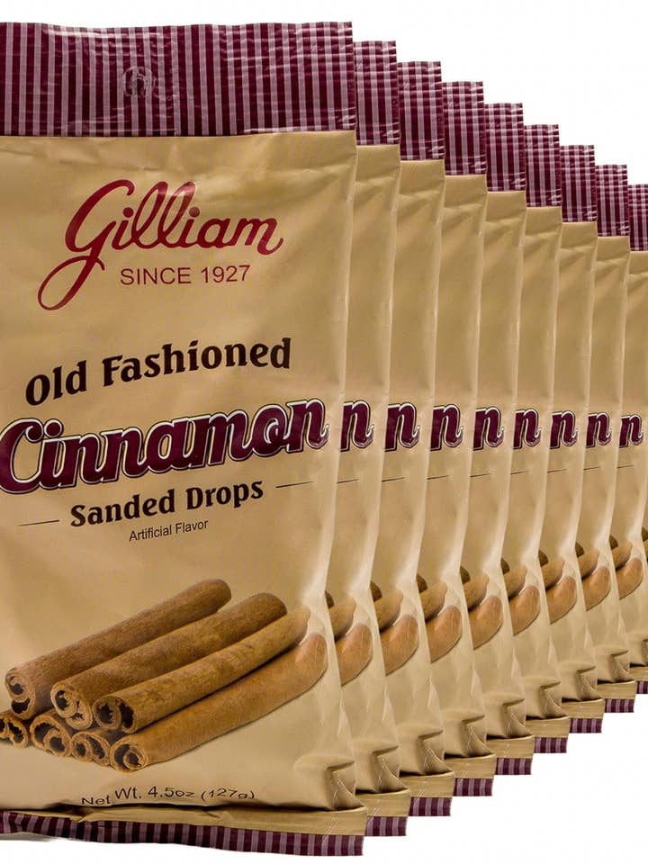 Gilliam Rebuçados de Canela 12un x 128g por atacado de Quality Candy Company