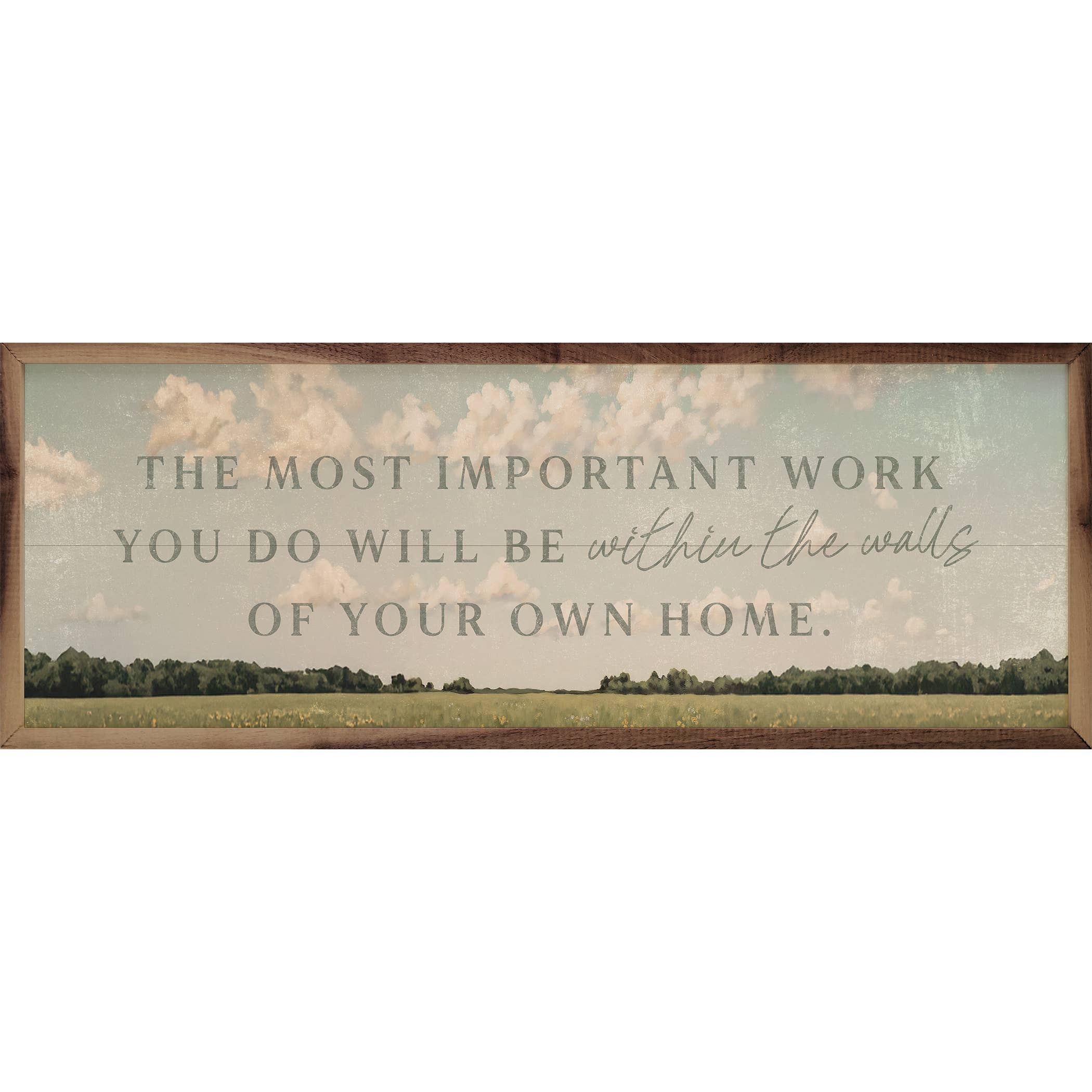 Kendrick Home - Wholesale Wood Wall Art - The Most Important Work0