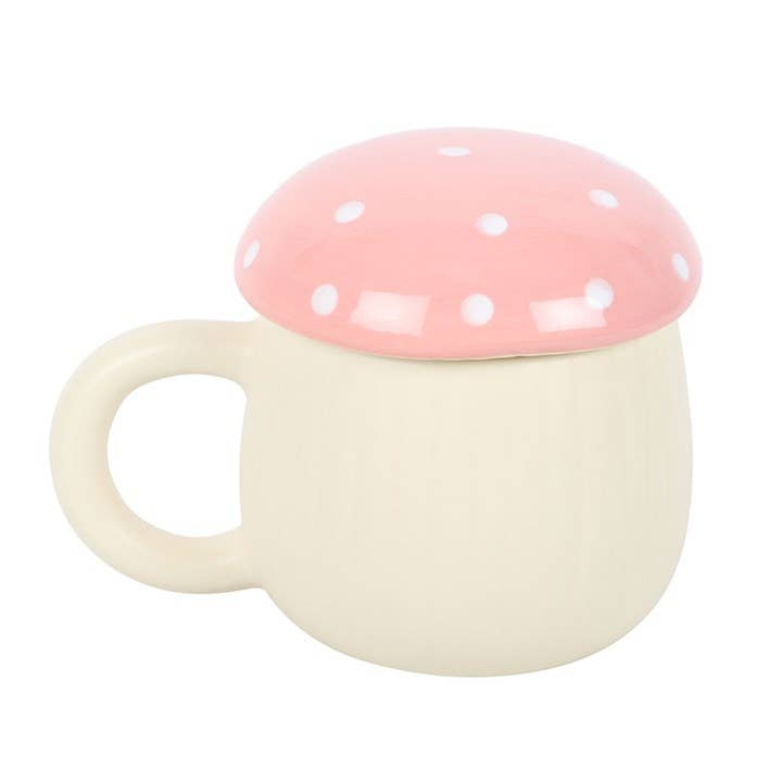 Something Different Wholesale - Wholesale Coffee Mug - Pink Mushroom Mug1