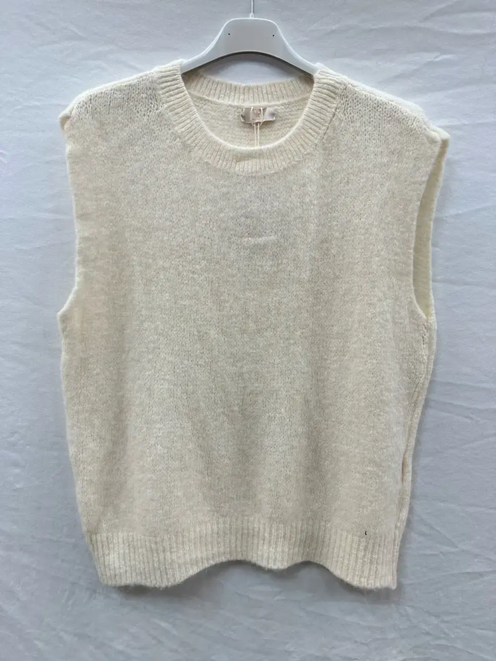 Mimi & Gogo - Wholesale Knit Sweater - Women's - Sleeveless Baby Alpaca Sweater @35552_PulSMAlpaga0