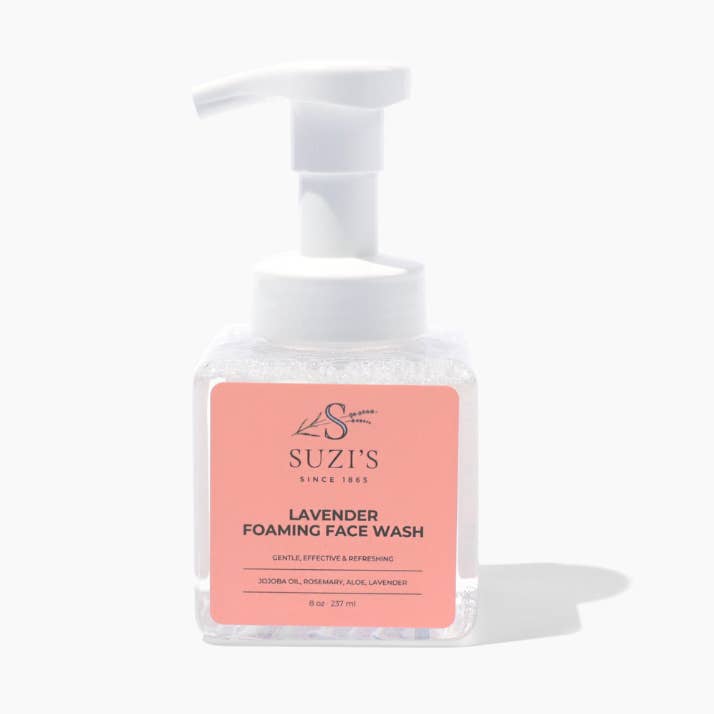 Lavender Foaming Face Wash for wholesale by Suzi's Lavender