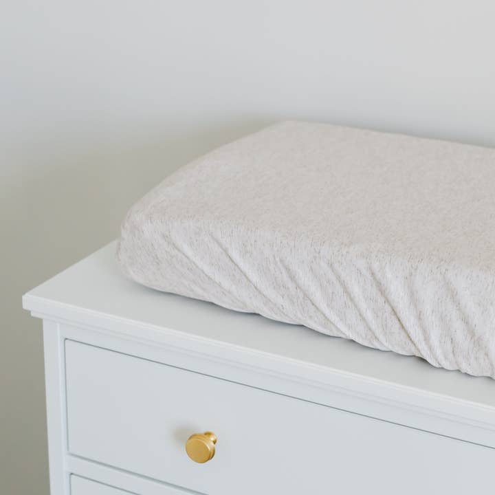 Copper Pearl - Wholesale Changing Mat/Pad Cover - Baby - Premium Knit Diaper Changing Pad Cover - Oat2