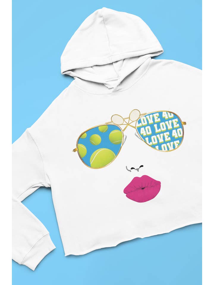 By Jodi LLC - Wholesale Graphic Sweatshirt - Women's - Tennis Sunnies T-shirt, Tank, Sweatshirt3