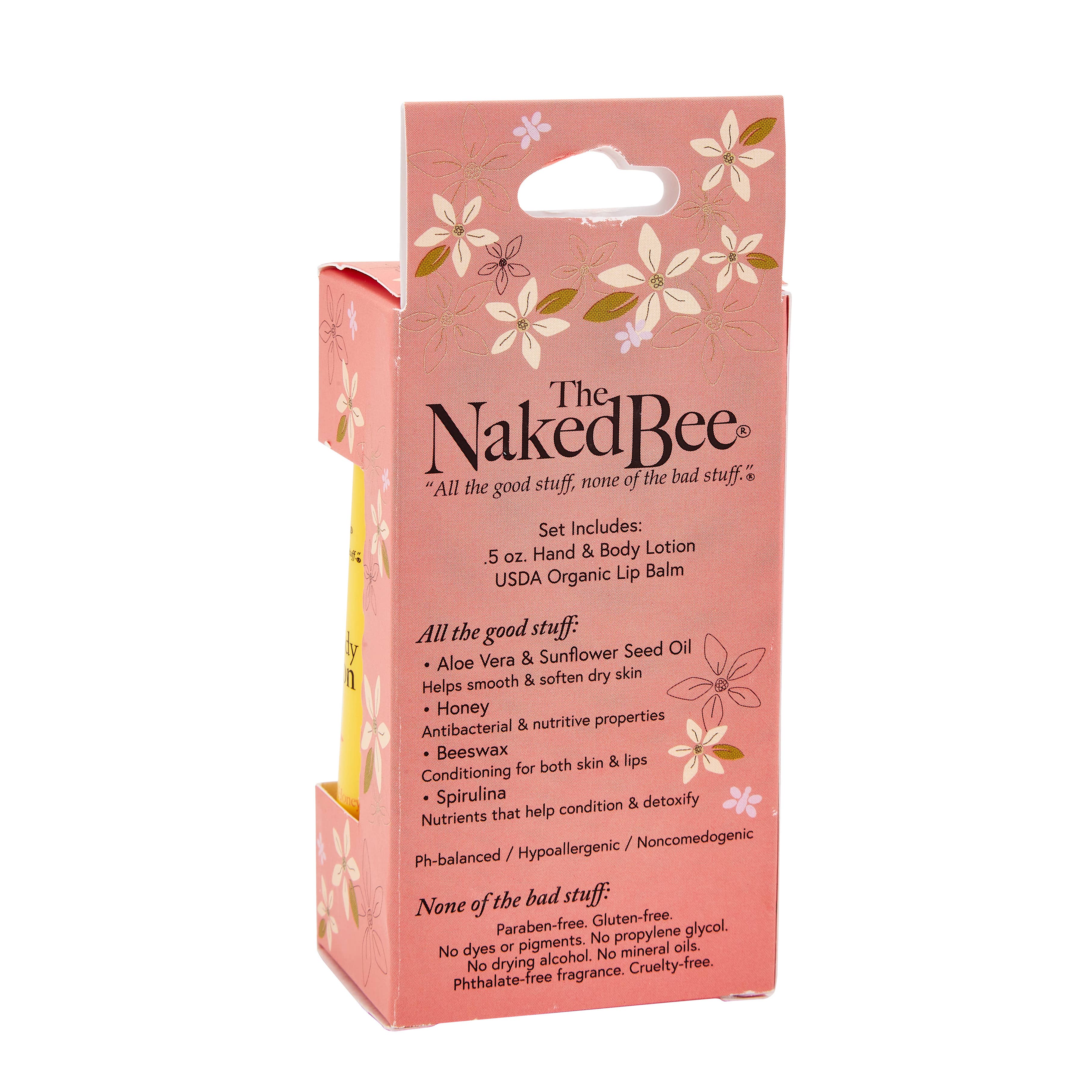 The Naked Bee - Vente Set de bain et corps - Paquet de poche miel de fleurs de pamplemousse1