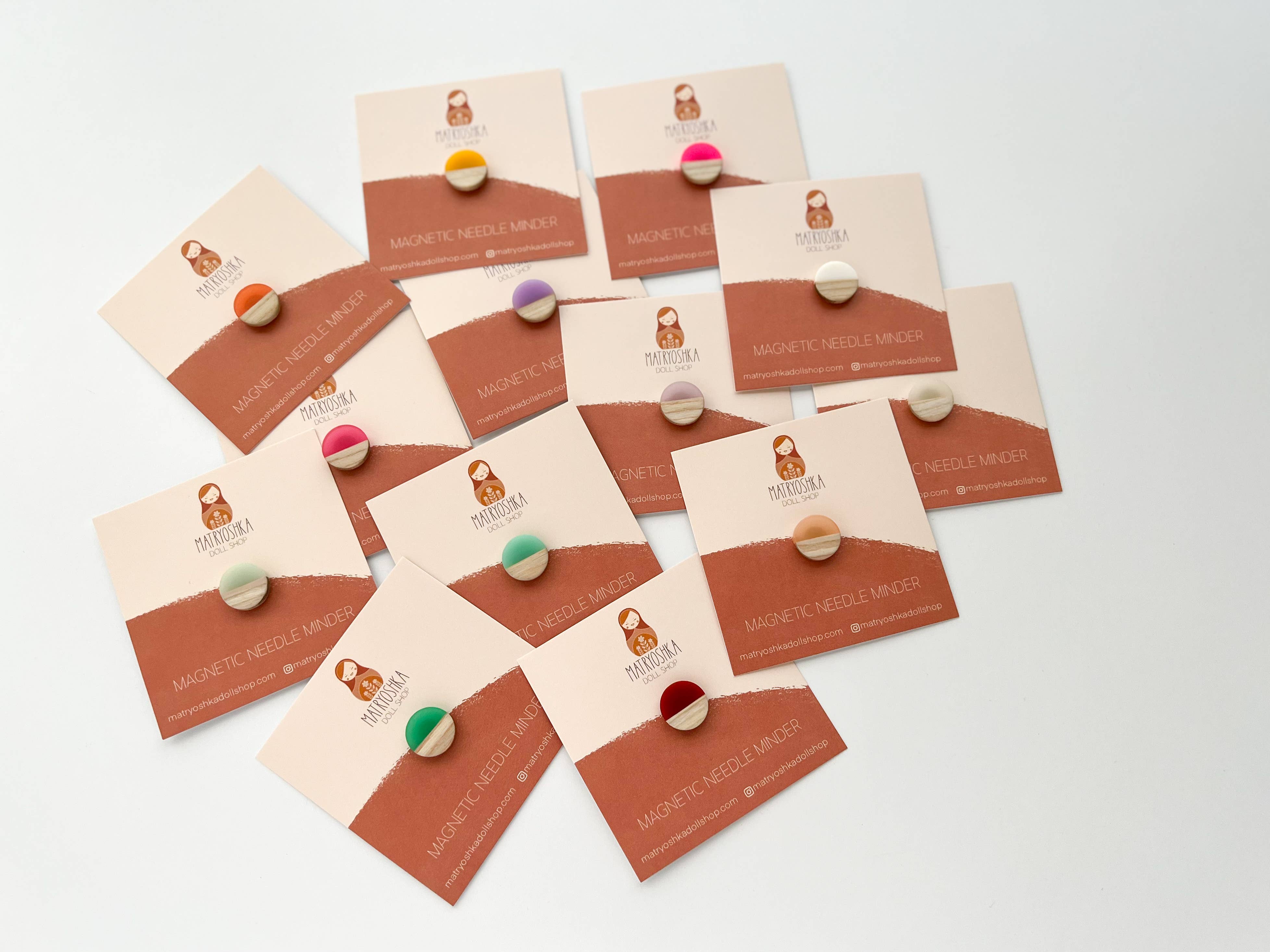 Matryoshka Doll Shop – wholesale Embroidery/cross-stitch supplies – Circle magnetic needle minder, needle magnet11