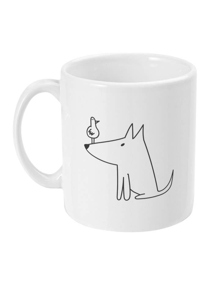 Noggi and Parsley Chatterduck 11 0z mug for wholesale by Happi Noggi