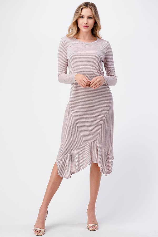 miroh - Wholesale Dress - Women's - Striped Midi Dress4