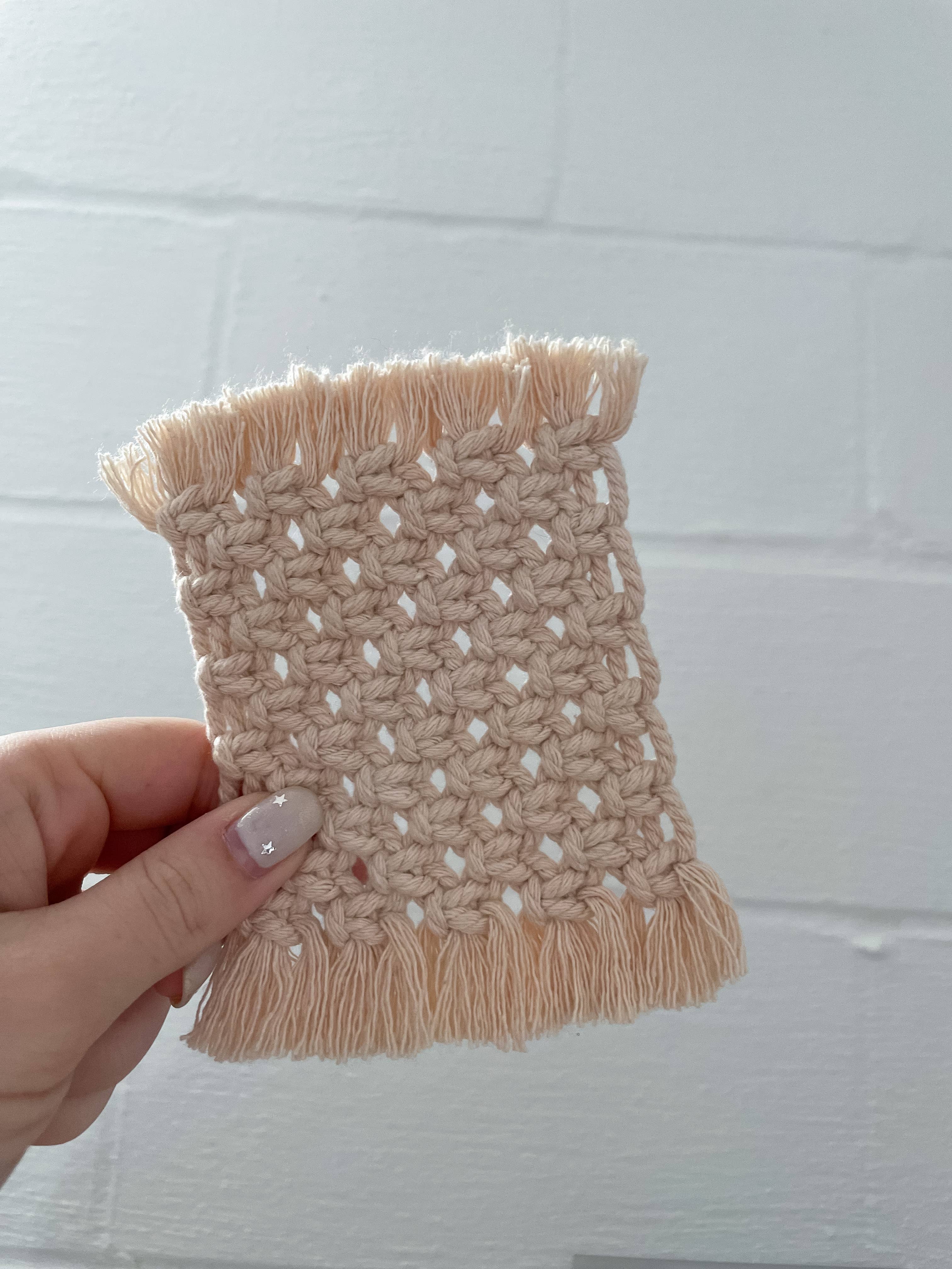 Knotty Mama Studios – wholesale Coasters – Macrame Coasters2