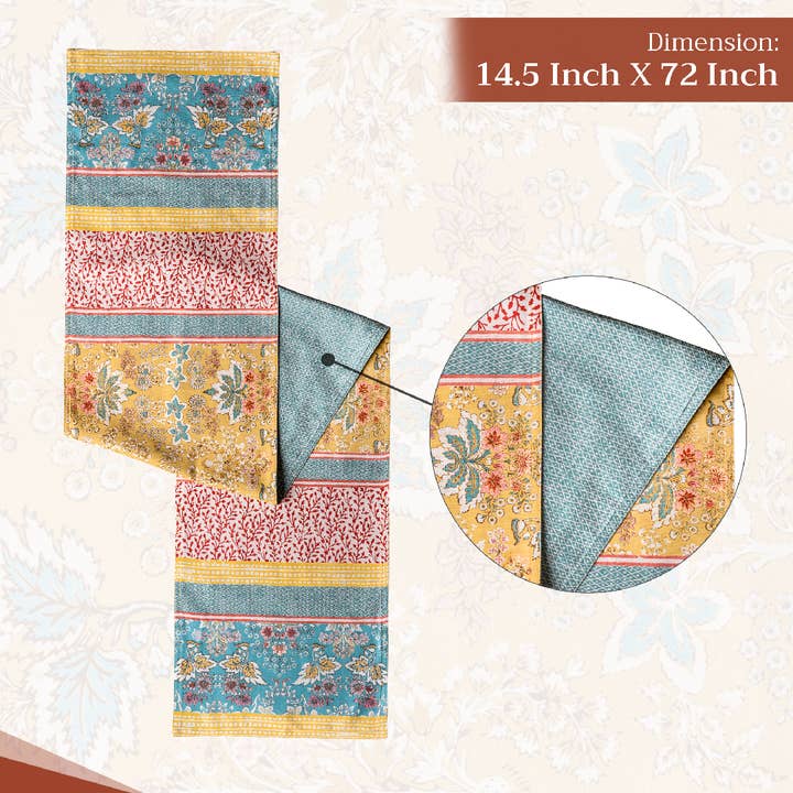 Maison d'Hermine - Design in Every Thread - Wholesale Table Runner - Table Runner 100% Cotton - Double Layer - Marquise9