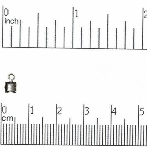 Embouts de Connecteur de Chaîne de Strass 3mm - Vendus par Gros - Finitions Multiples - RCON3 pour la vente par Continental Beads