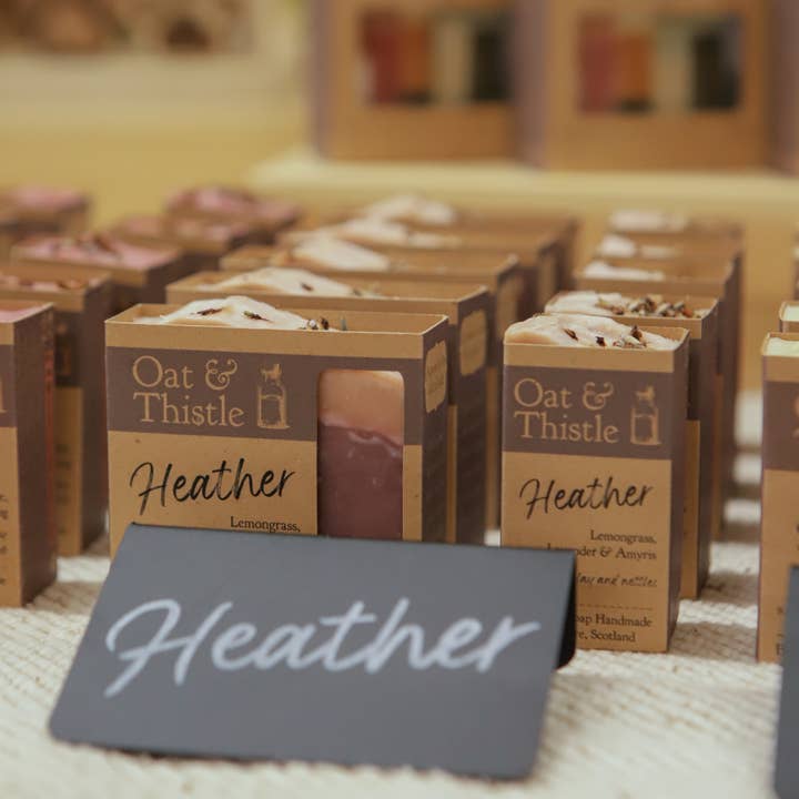 Oat & Thistle - Wholesale Bar Soap - Heather Natural Soap Bar | Argyll, Scotland | Sustainable2