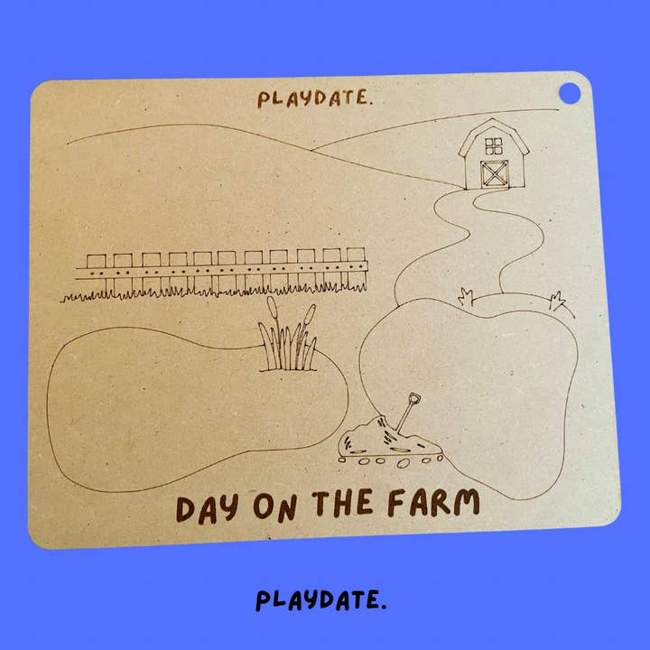 Playdate - Wholesale Wood toy – Child - Play Base Boards - for taking your play to the next level! 23