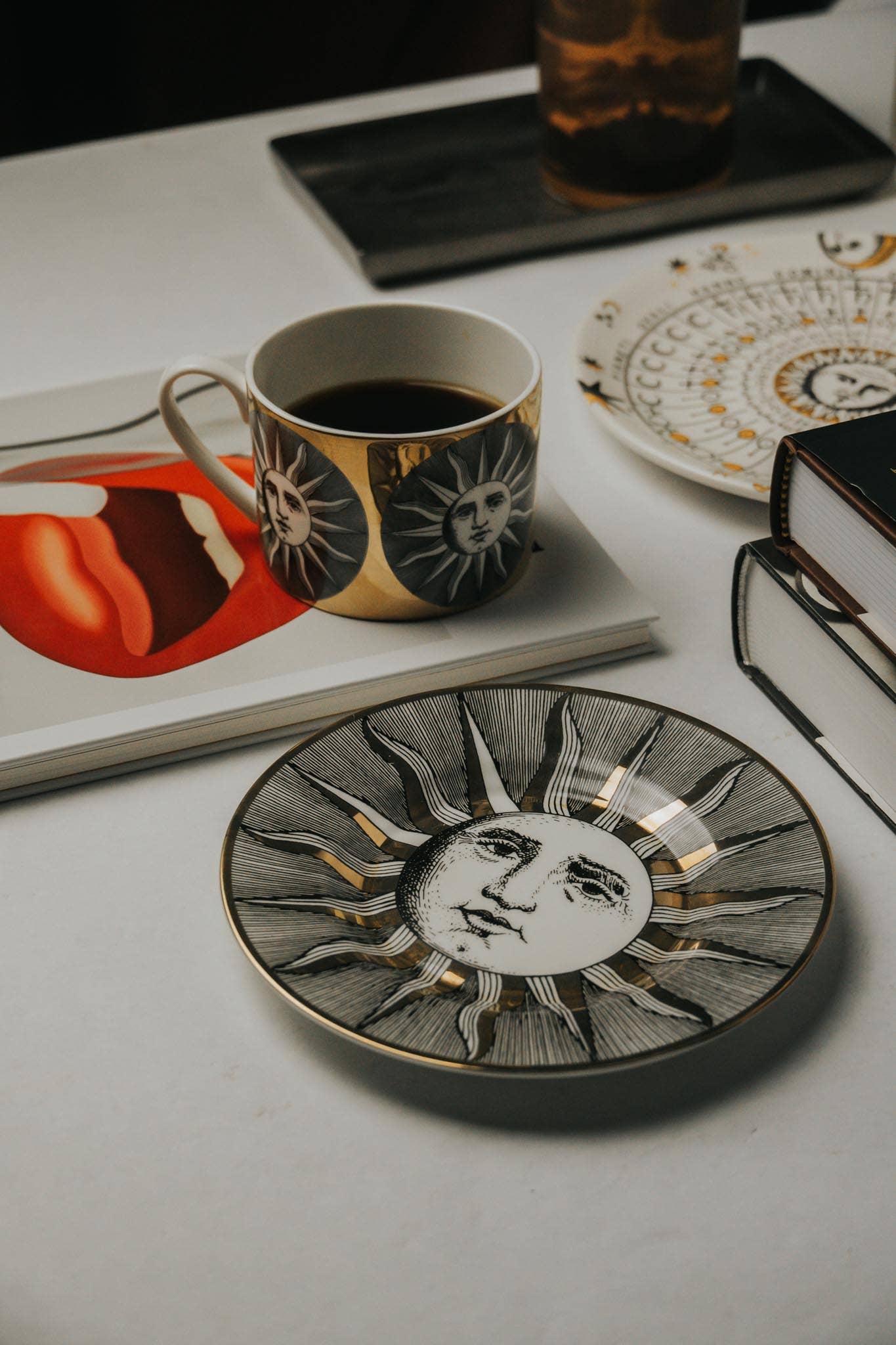 Spitfire Girl - Venta al por mayor Taza de café/té - Juego de taza y platillo Celestial Radiance2