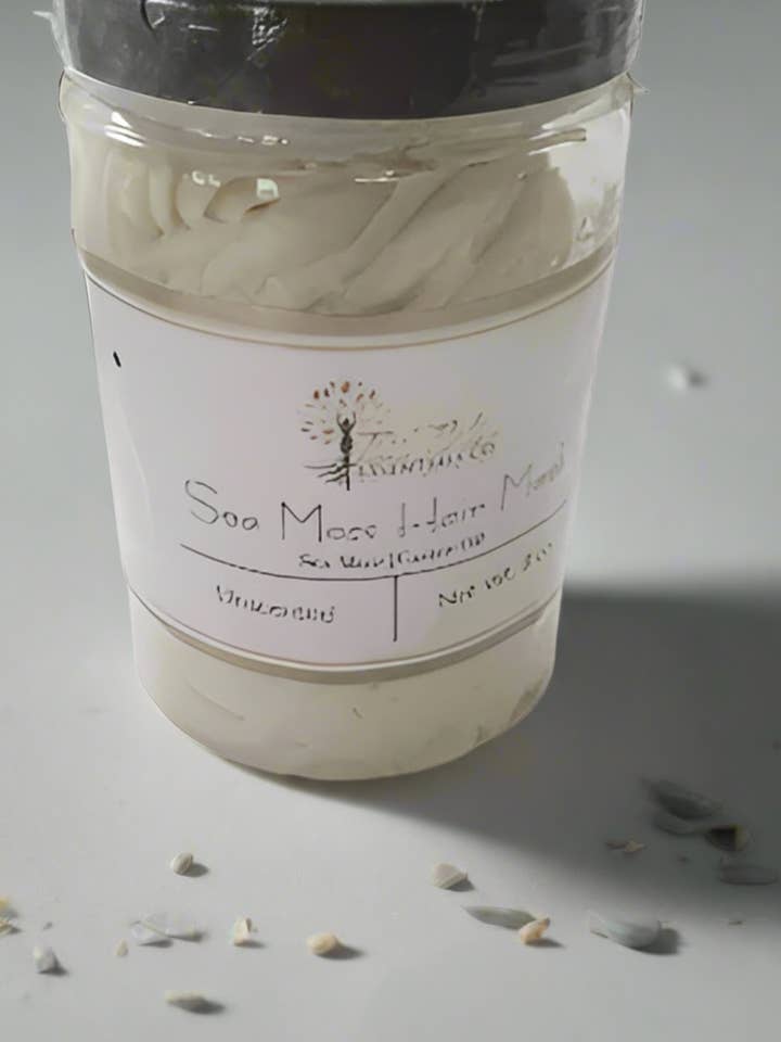 Masque capillaire naturel à la mousse de mer pour la vente par Jaz Body Essentials