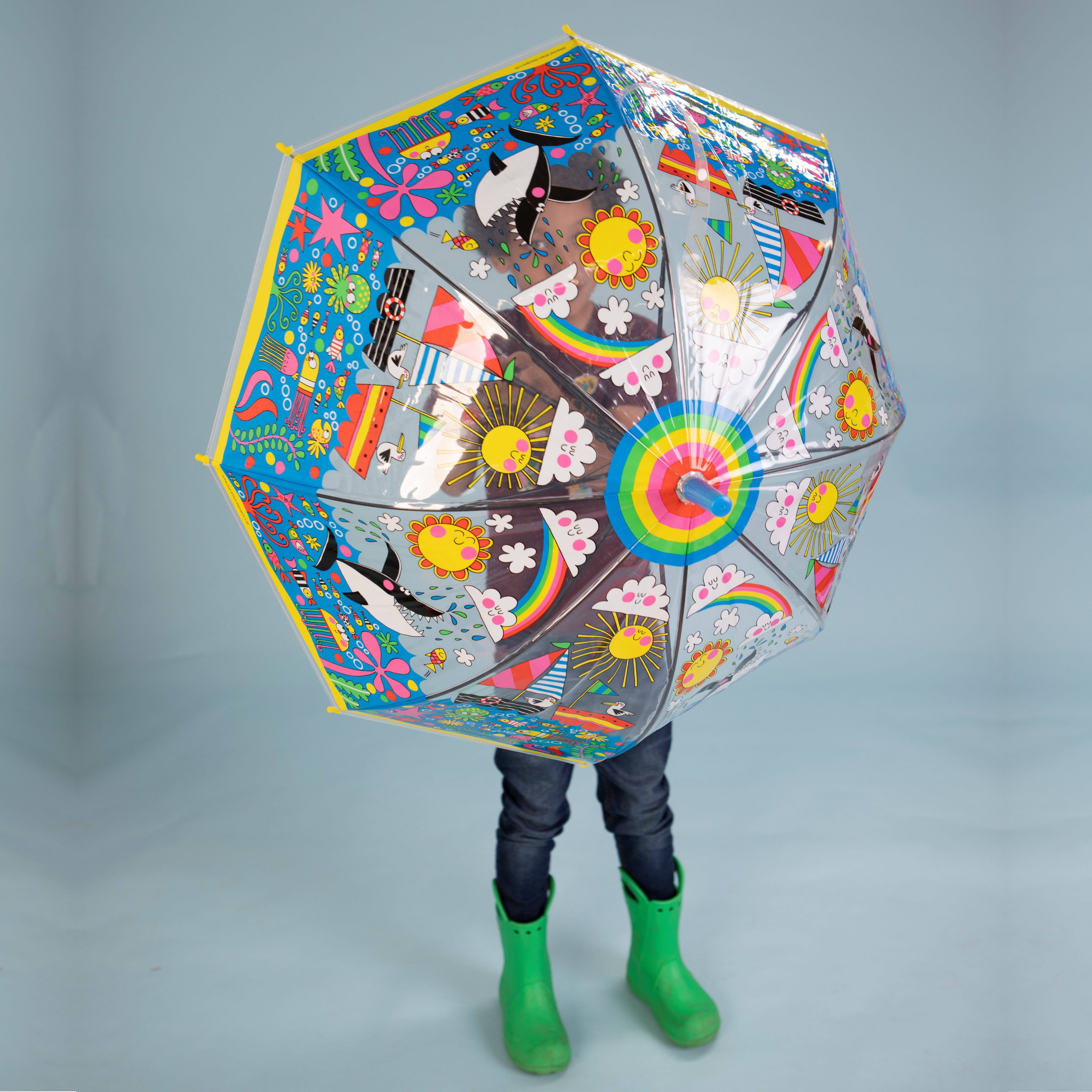 Rachel Ellen Designs – wholesale Umbrella – kids – Umbrella - Under the sea6