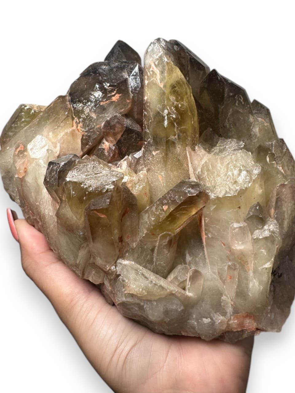 Celestial Avenue – Engroshandel Spirituelle sten og krystaller – Kæmpe naturlig citrinkluster1