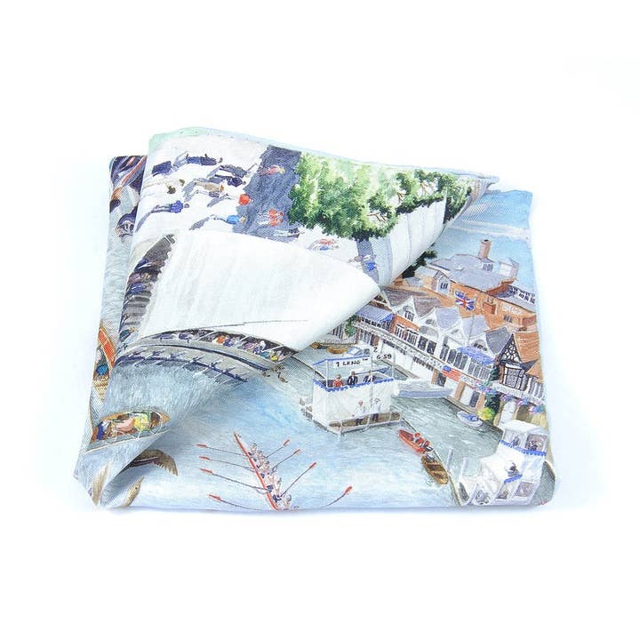 David Watson – wholesale Pocket square – Men’s – Henley Regatta Pocket Square2