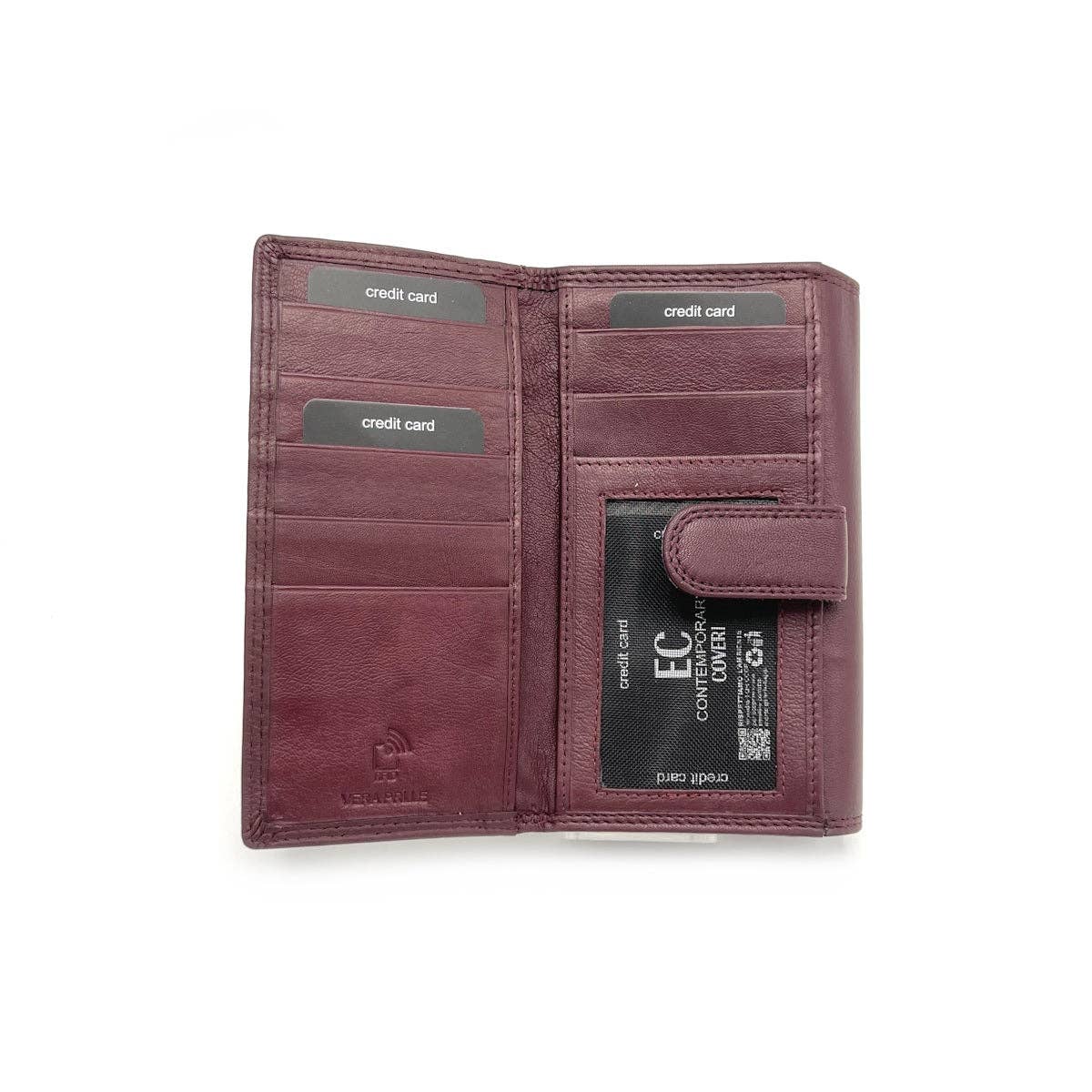Suie Valentini srl - Wholesale Wallet - Women's - Women's genuine leather wallet, EC COVERI, art. EC25760-306