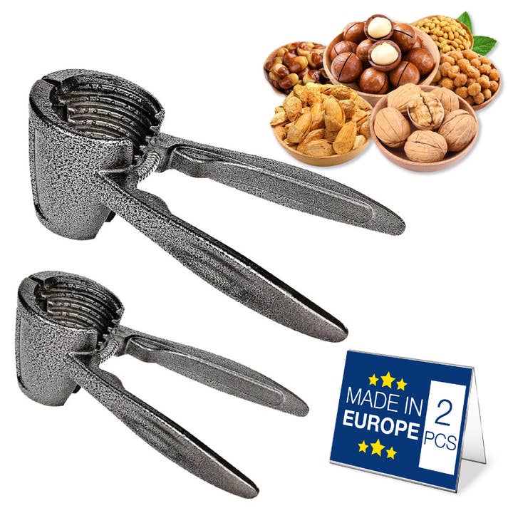 Nut Cracker Walnut Cracker Set of 2 with Non-Slip Handles for wholesale by Hakan