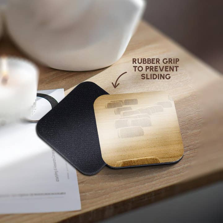 3dRose - Wholesale Coasters - 3dRose, Usa, Montana, near Drummond. Bales of hay in a field., Coaster10