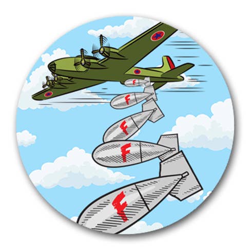 B71 - Pin-Back-knap for engroshandel hos Black Wand Supply