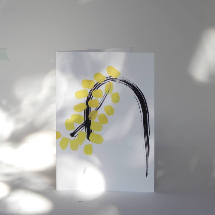 Lucky Luijk - Wholesale Everyday greeting card - Golden Wattle Card2