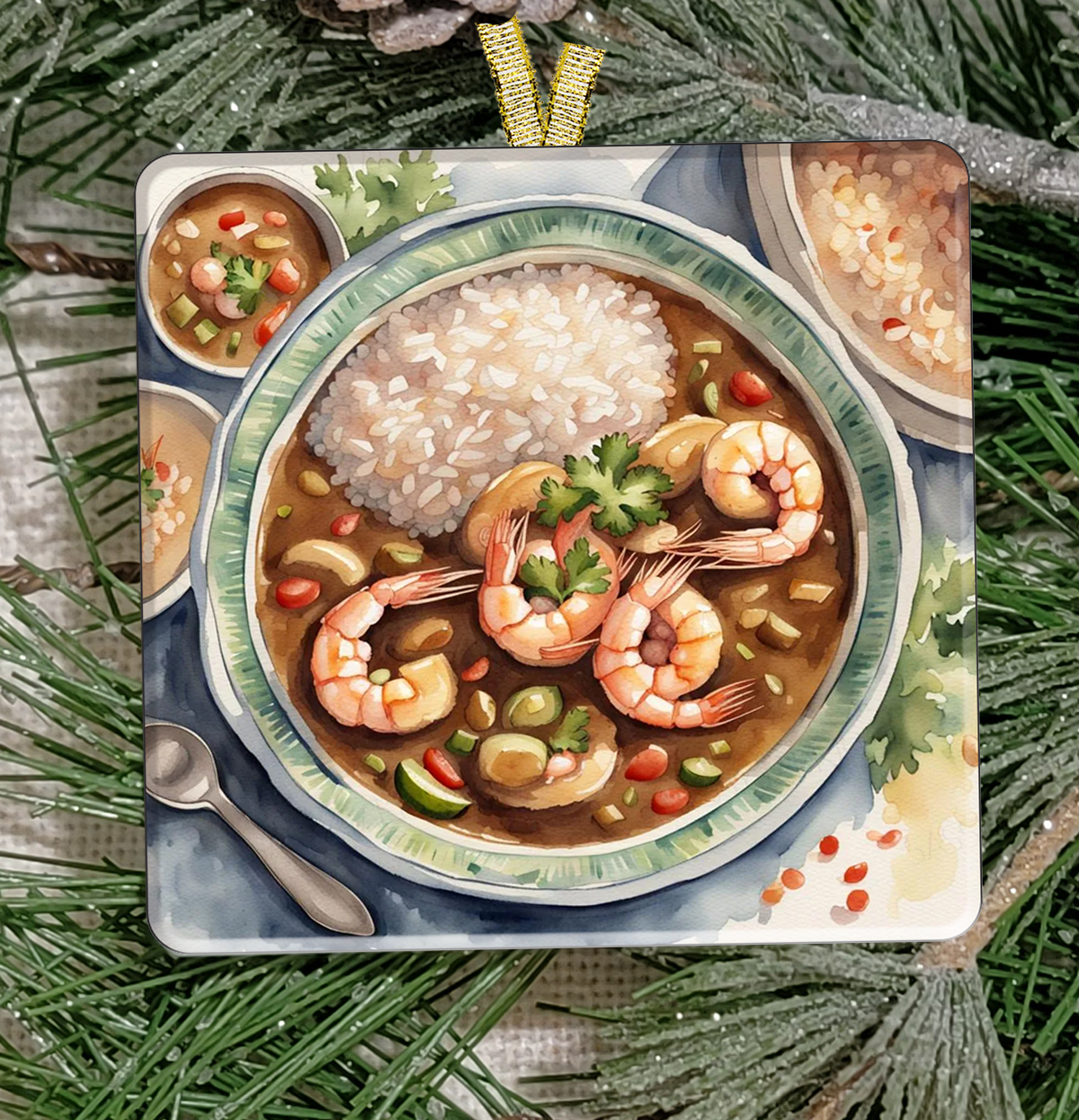 Sassy Talkin – Engroshandel Pynt – Julepynt, Akryl, NOLA, Gumbo0