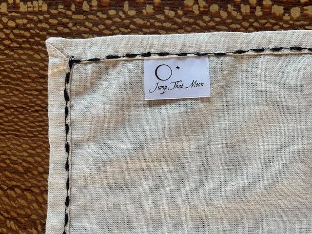 Jump That Moon - Wholesale Dinner & Cloth Napkin - Salute Embroidered Napkin3