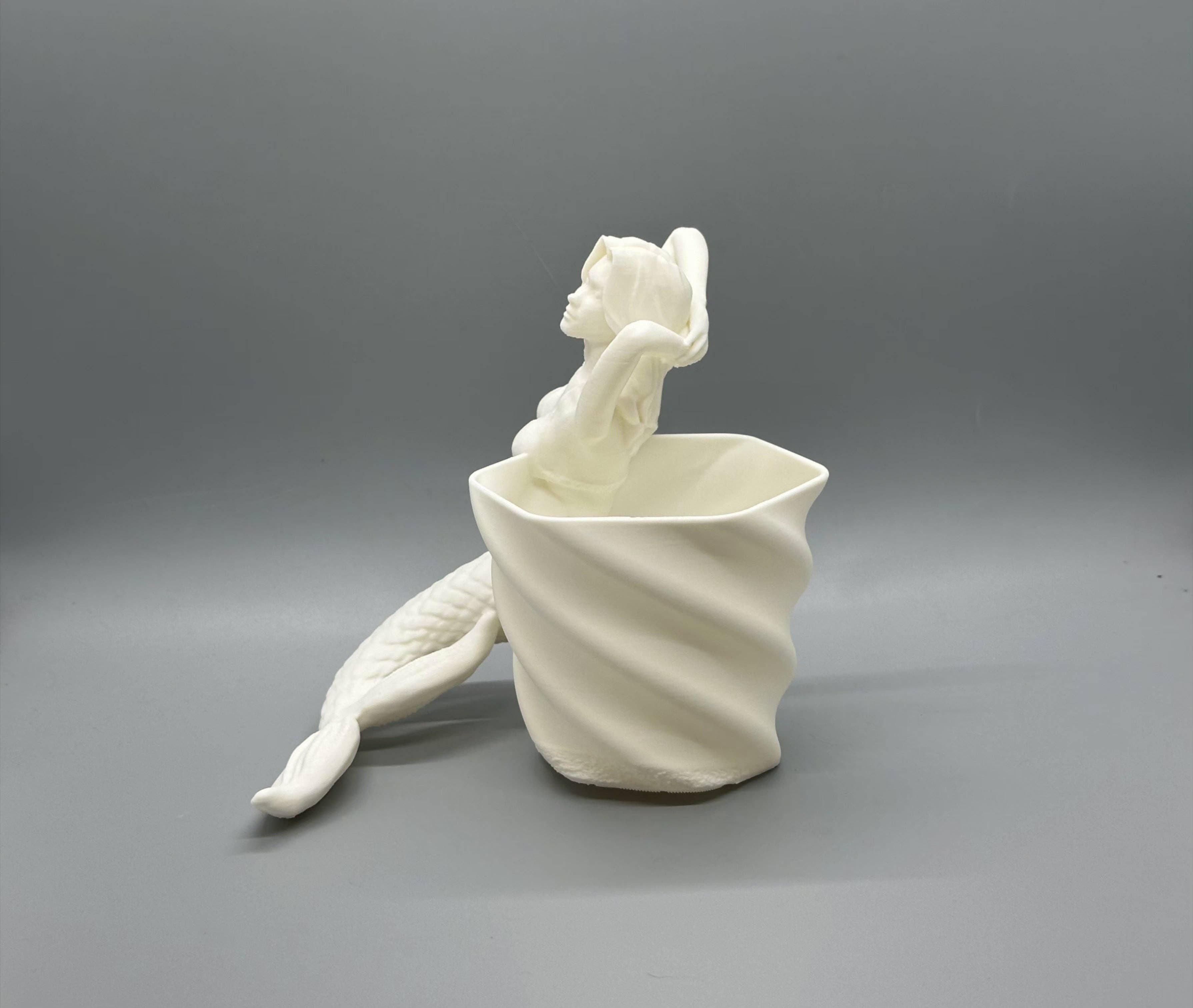 3DHotShop - Wholesale Plant pot - Mermaid Planter3