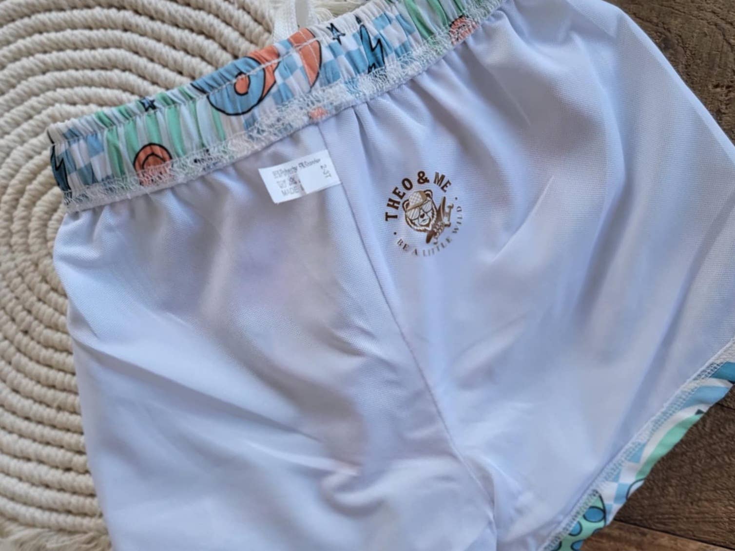 Rufflеѕ & Bоwtіеѕ - Affordable Boys & Girls Clothing - Wholesale Swim Shorts - Kids - Boys Toddler Swim Trunks Swimsuit - Bright Colored Be Rad 4