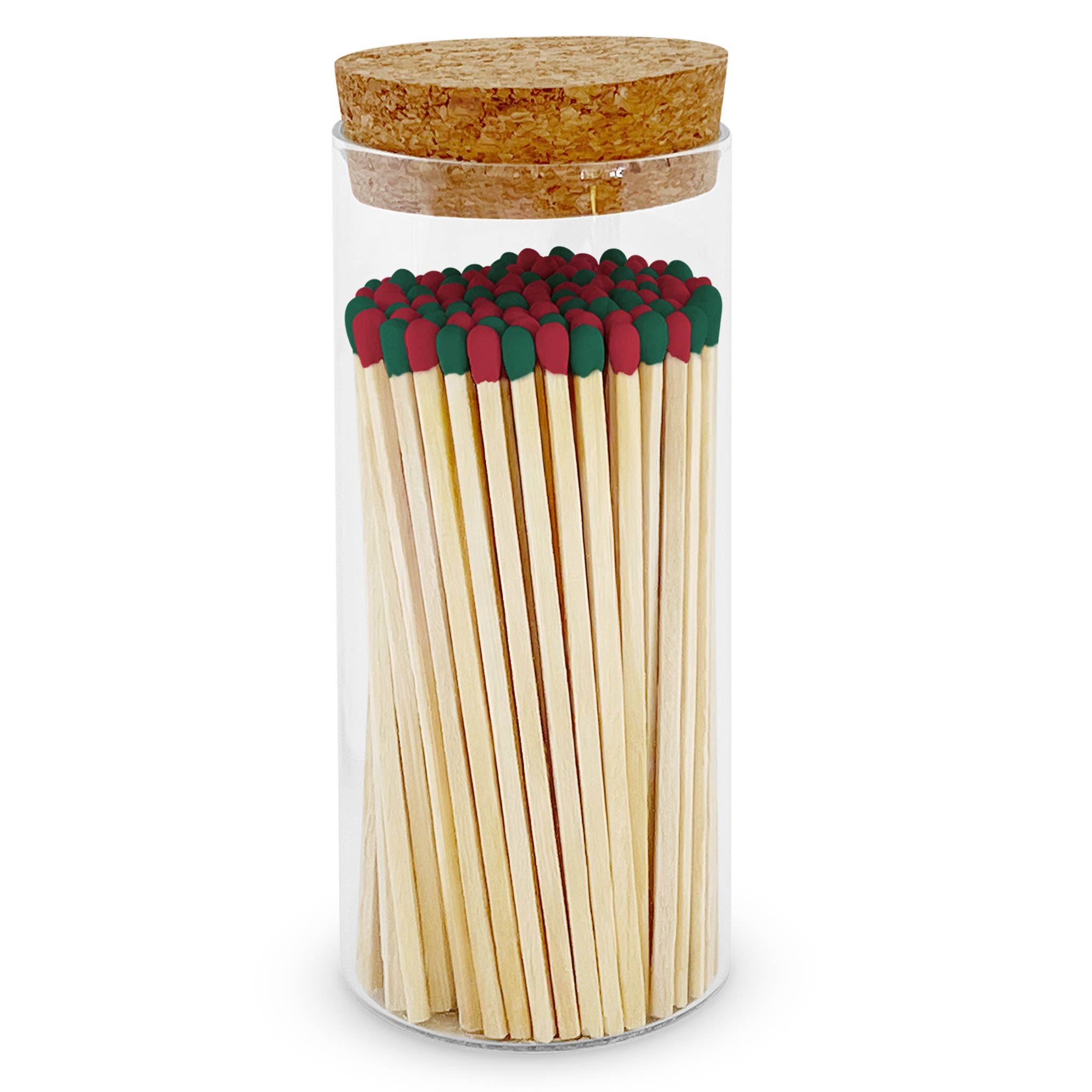 Thankful Greetings - Vendita all'ingrosso Fiammifero - Fiammiferi di sicurezza da 10 cm in barattolo con tappo in sughero grande - colori a scelta37