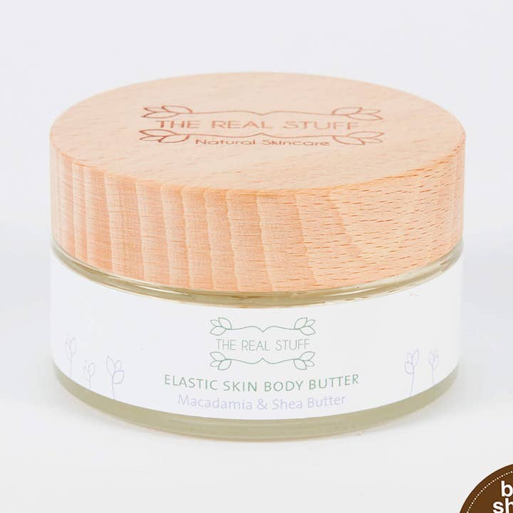 Macadamia & Shea Butter Elastic Skin Body Butter - 5 Units for wholesale by The Real Stuff Organic Skincare