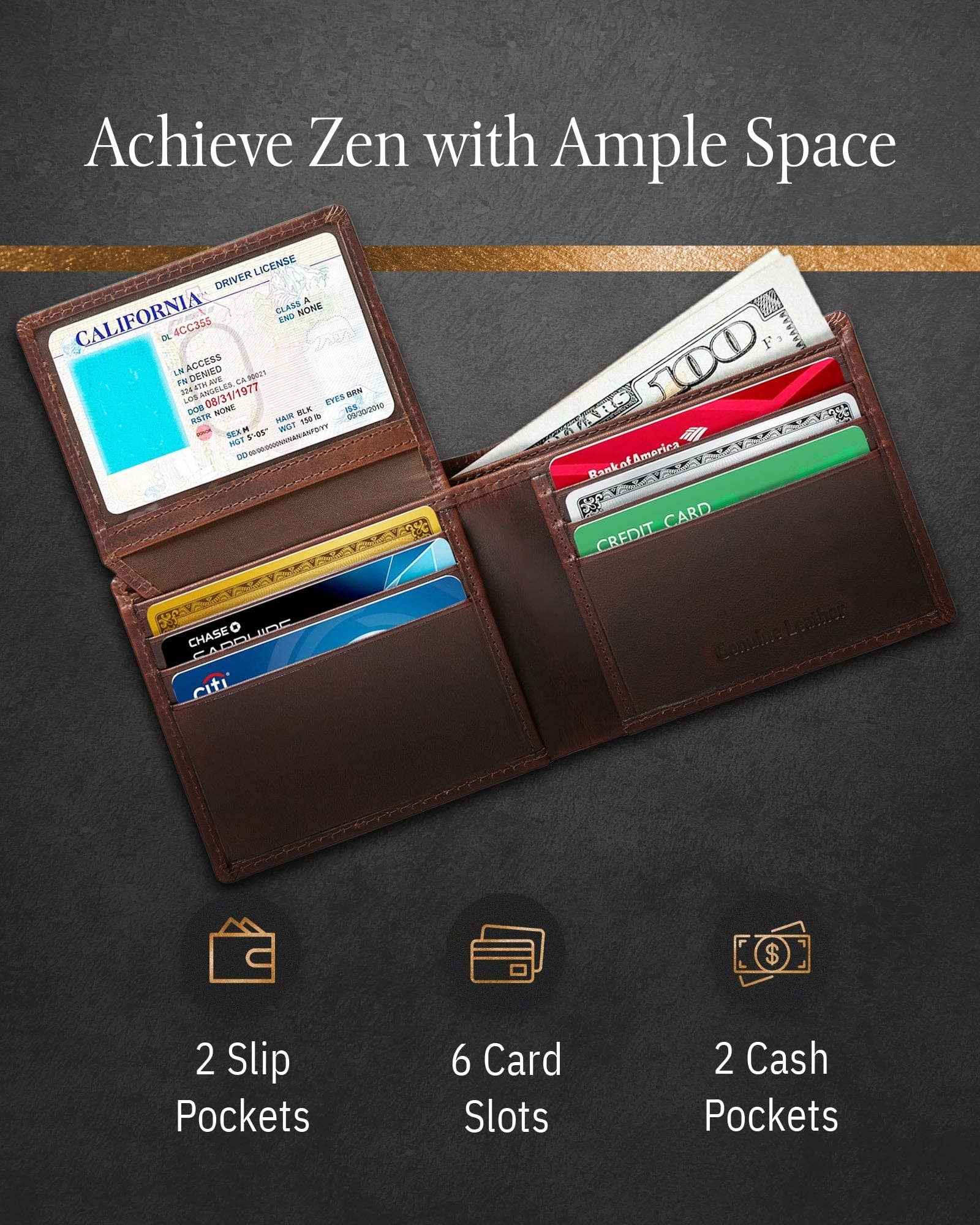 Access Denied Accessories – wholesale Plånbok – Herr – Tunna läderplånböcker för män med RFID-blockering16