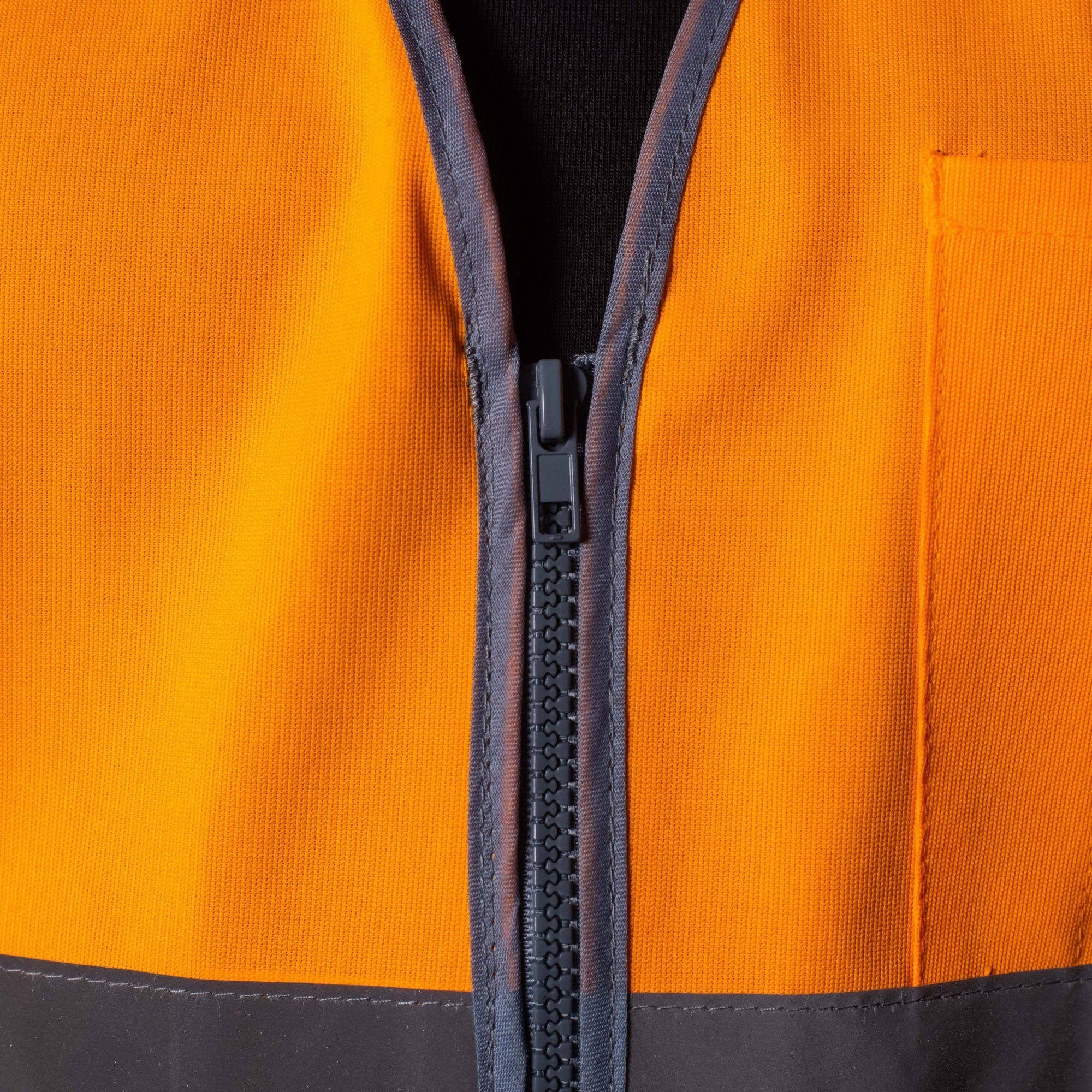 BAD WORKWEAR - Wholesale Safety vest – Unisex - BAD® HI-VIS DAY/NIGHT ZIP SAFETY VEST8