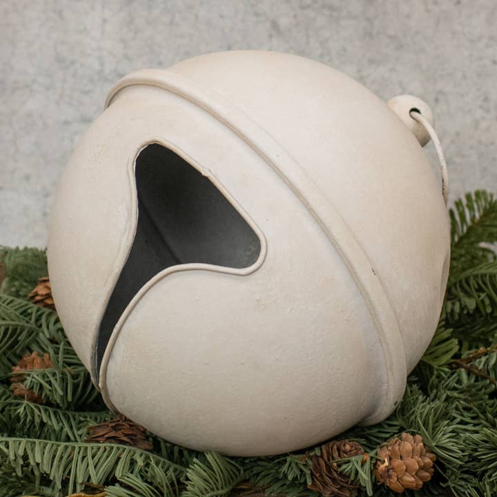 Ragon House - Wholesale Bell - 8.25" WHITE SLEIGH BELL0