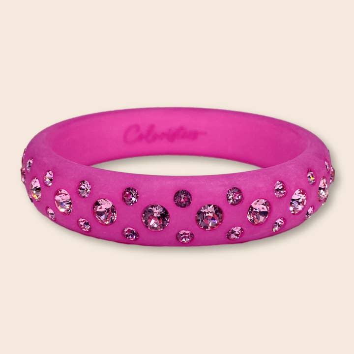 Classico Catania bangle in pink for wholesale by Coloristers