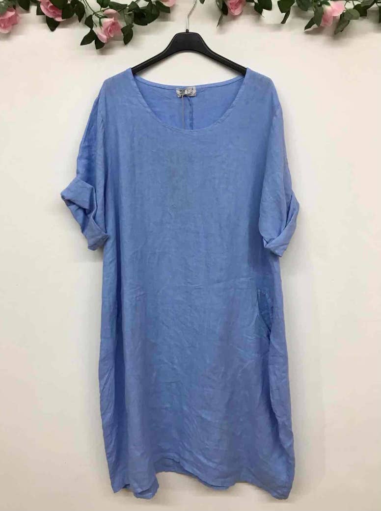 LINEN & COTTON HOUSE – Großhandel Kleid – Damen – Leinenkleid 167 Frühling Sommer Kollektion55