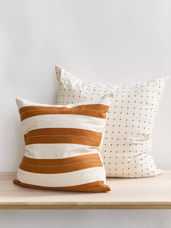 Medium Stripe Throw Pillow Cover for wholesale by Anchal