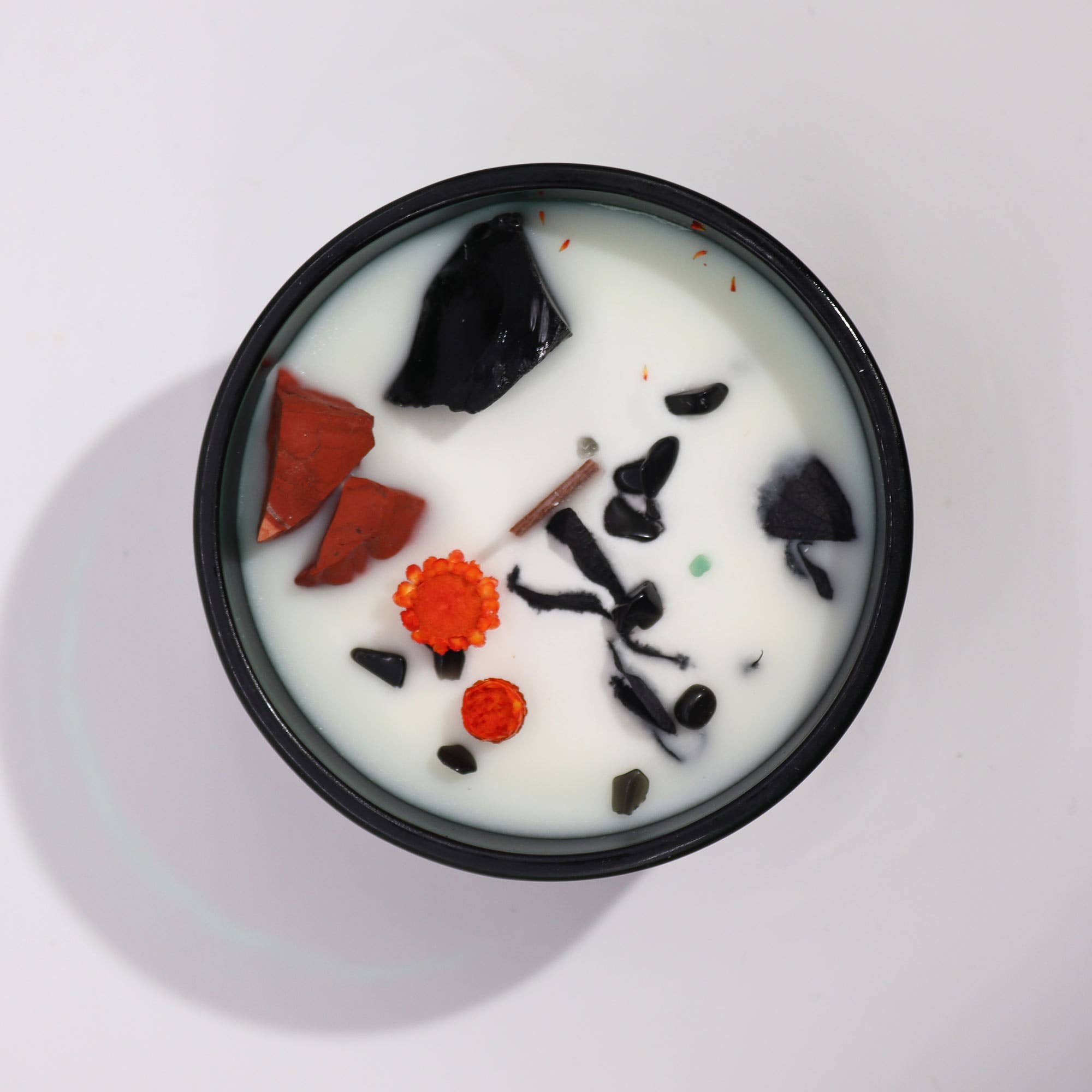 Crystal Cove - Wholesale Jar/Filled Candle - Hop Hare Crystal Magic Flower Candles - The Devil6