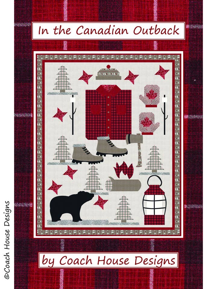 Nel modello Canadian Outback Quilt per la vendita all'ingrosso da parte di Coach House Designs