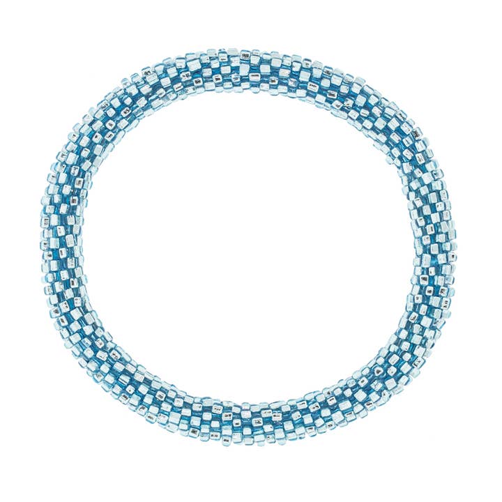 Aid Through Trade - Wholesale Beaded Bracelet - 💎 Roll-On® March Birthstone Bracelet