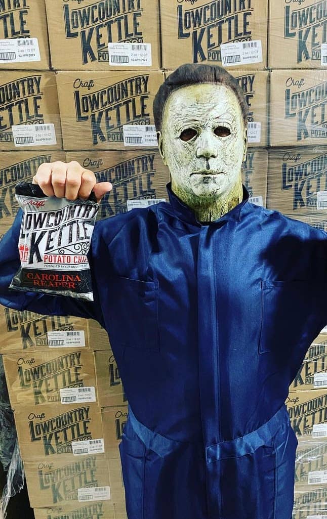 Lowcountry Kettle - Wholesale Chips - Carolina Reaper Potato Chips - 24 bags4