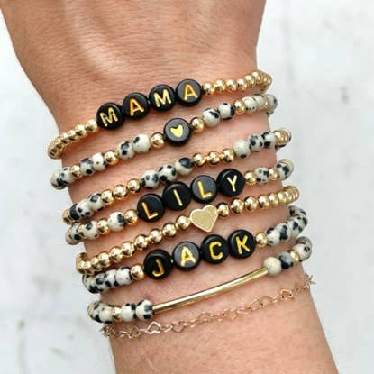 Simply Stated NY - Wholesale Beaded Bracelet - Custom Word Friendship Bracelets