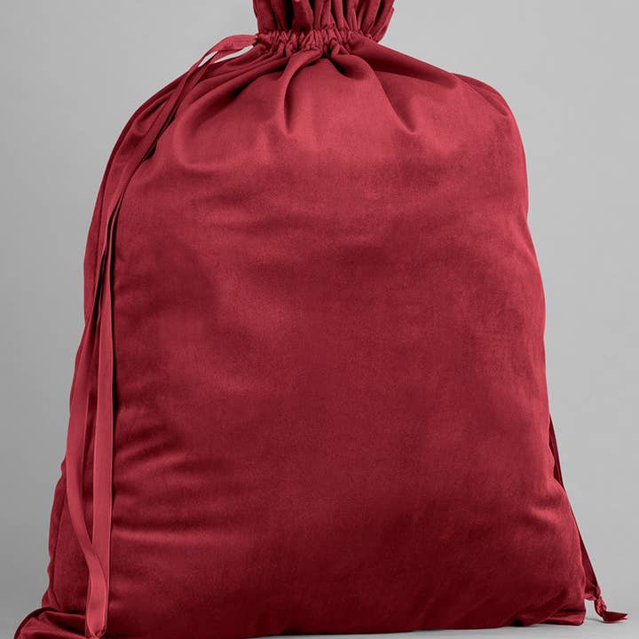 Logo Free Clothing - Wholesale Gift bag - BagBase Velvet Recycled Gift Bag | 1 to 25 Litres Capacity | Ribbon Closure | 3 Colours | S-L6