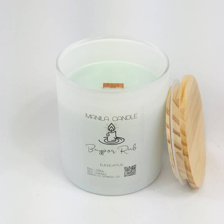 Baypor Rub Candle | Eucalyptus Scented Candle for wholesale by Manila Candle