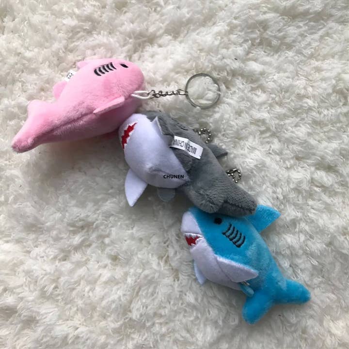 Buddha Yoga - Wholesale Keychain - Kids - Plush Soft Stuffed Shark Keychain Toy Halloween In Bulk