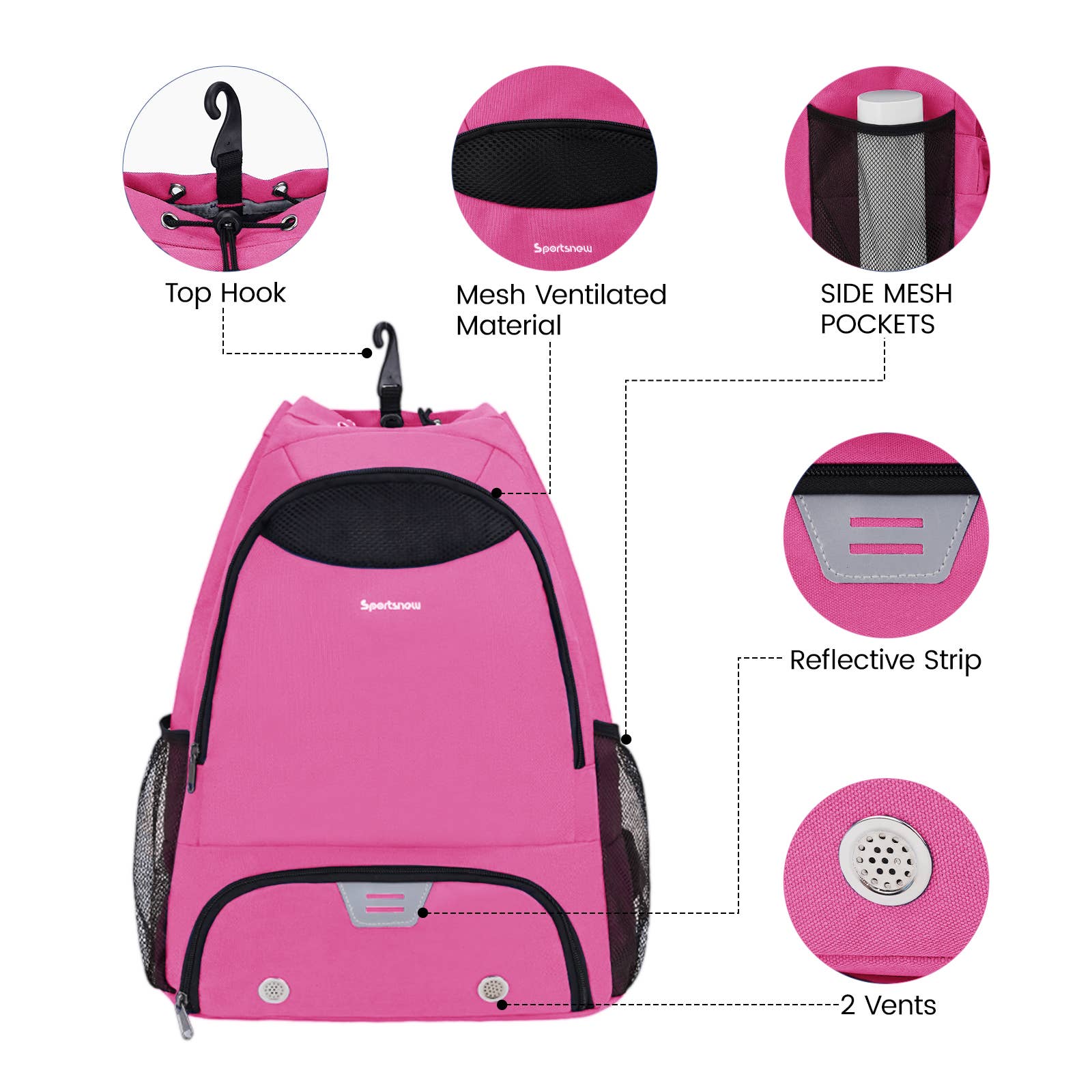 wandf - Wholesale Backpack - Unisex - Drawstring Backpack Soccer Basketball Backpack Gym Bag15
