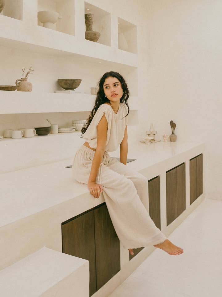 Malia The Label - Wholesale Blouse – Women’s - Mila Top - Natural6