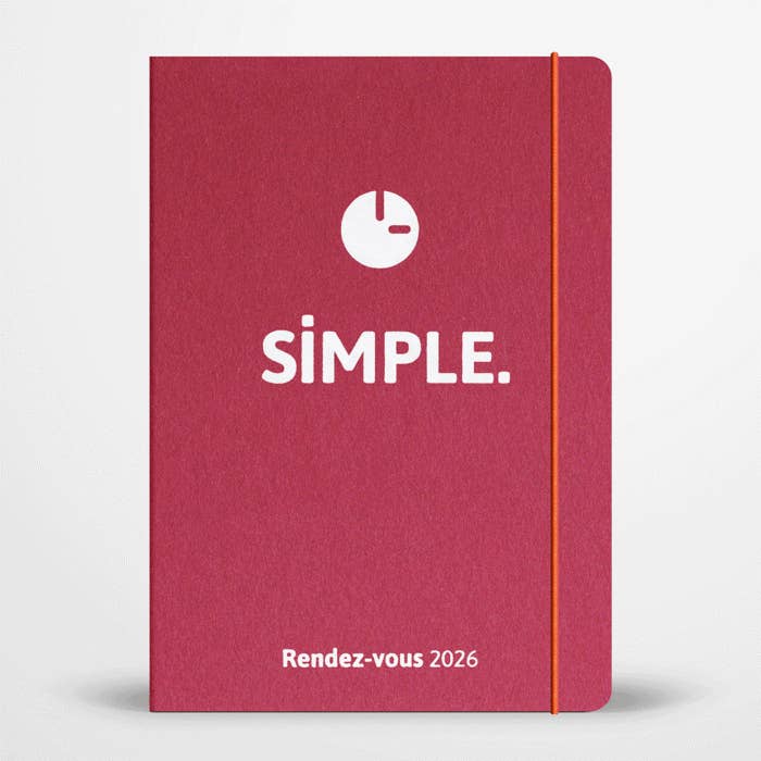 SIMPLE Appuntamento – Agenda settimanale 2026 per la vendita all'ingrosso da parte di My 365