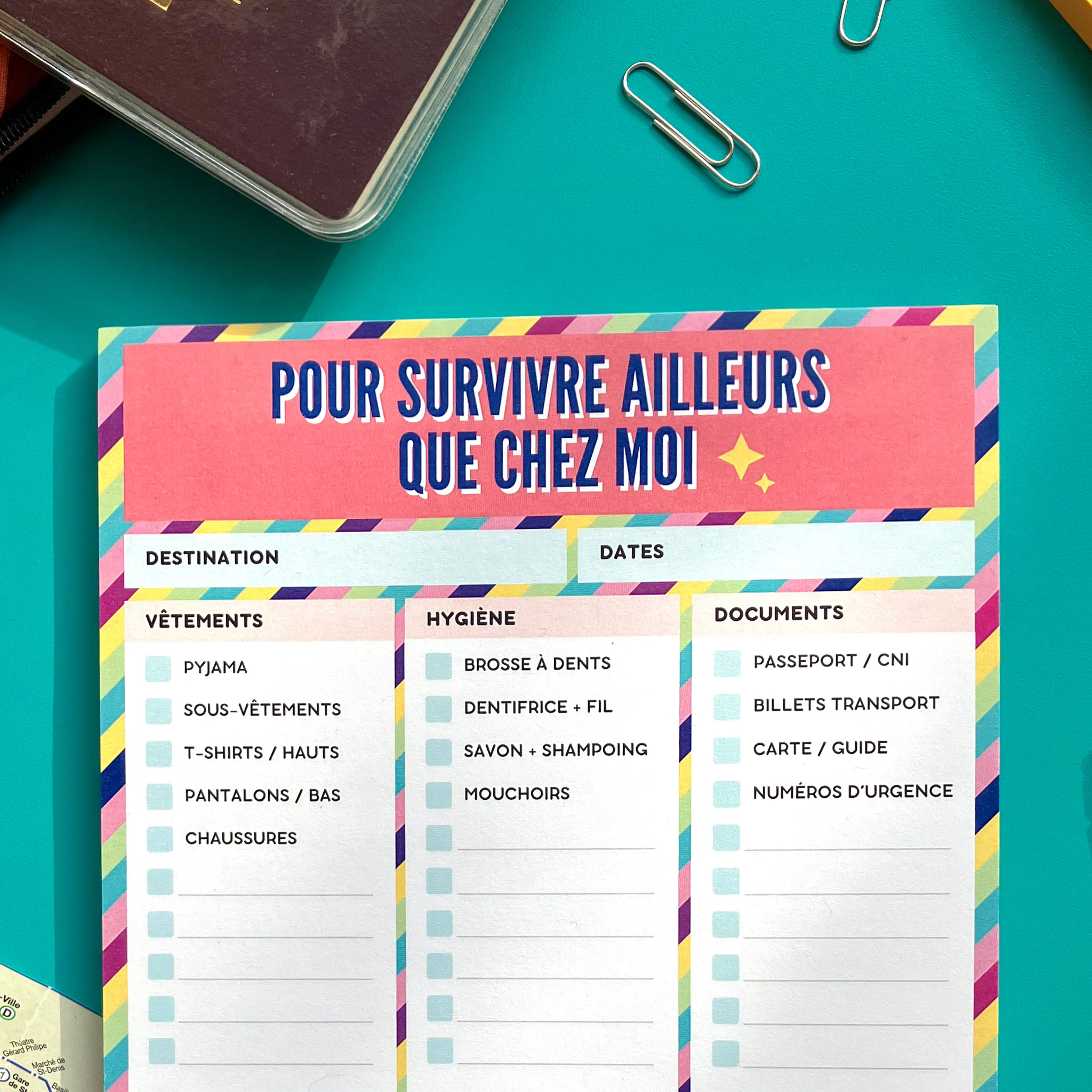 SUPERNOVA & CO - Vendita all'ingrosso Planner - A5 Taccuino Elenco Valigia Viaggio3